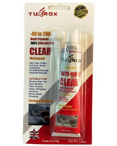 Clear silicone sealant tube - sealant,