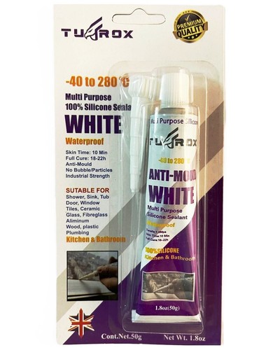 New white silicone sealant - new,