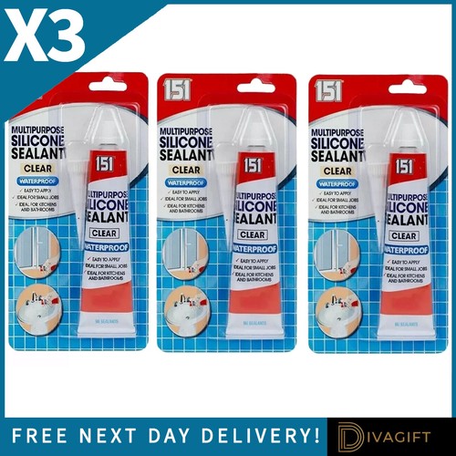 Clear silicone sealant - 3,
