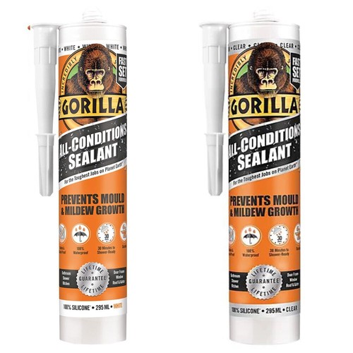 Gorilla sealant silicone clear - sealant,