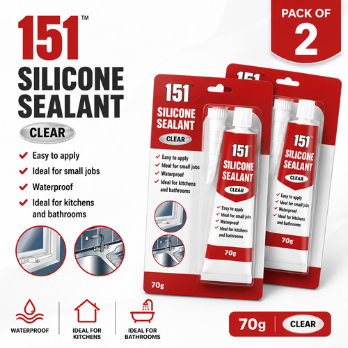 151 silicone sealant clear - silicone,
