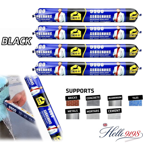 Black silicone sealants - silicone,