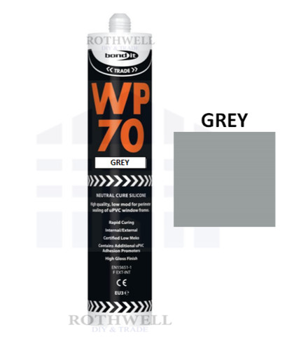 Grey wp70 silicone sealant - silicone,