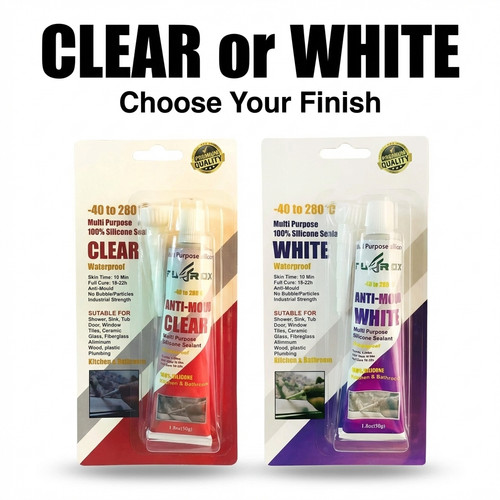 Tufrox silicone sealant clear - tufrox,