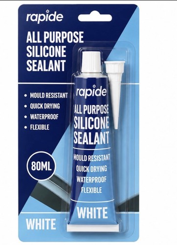 Rapide white silicone sealant - rapide,