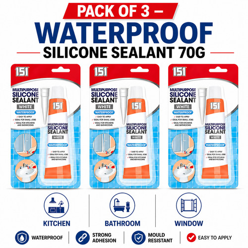 White waterproof silicone - 3,