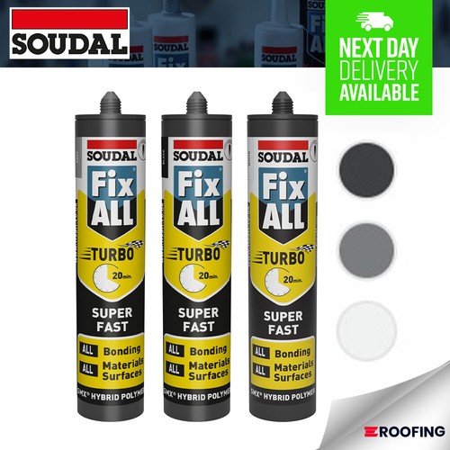 Soudal fix all turbo silicone - soudal,